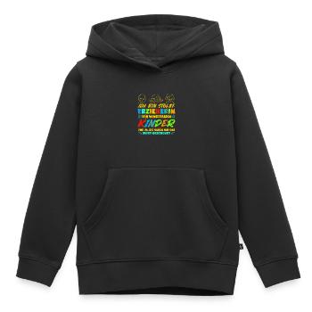 Erzieherin Kindergarten Stolze Erzieherin - Kinder Premium Organic Hoodie - Schwarz - Vorne - AI Model Kid Male (0cm)