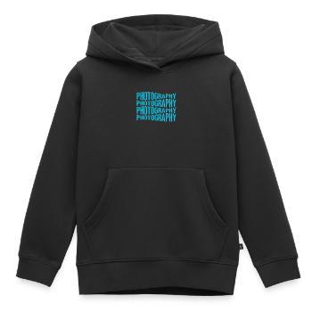 Fotografie - Kinder Premium Organic Hoodie - Schwarz - Vorne - AI Model Kid Male (0cm)