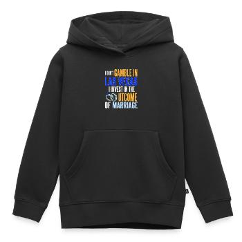 Je ne joue pas à Las Vegas Funny Vegas Wedding - Sweat Premium à capuche enfant bio - noir - Devant - AI Model Kid Male (0cm)