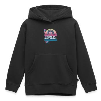 The Sword of Saint Michael - Kids Premium Organic Hoodie - black - Front - AI Model Kid Male (0cm)