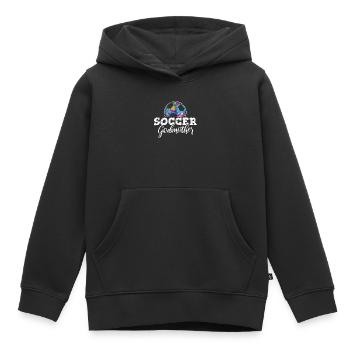 Soccer Godmother Soccer Fan Soccer Godmom Soccer L - Kinder Premium Organic Hoodie - Schwarz - Vorne - AI Model Kid Male (0cm)