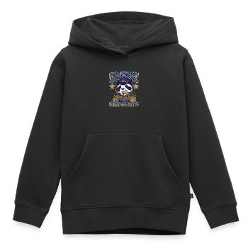 Avez-vous entendu parler du flic au lit qu’il était - Sweat Premium à capuche enfant bio - noir - Devant - AI Model Kid Male (0cm)