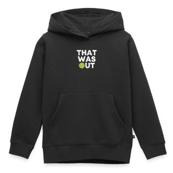 Lustige Tennisspieler-Trainer-Fan-Matching-Team - Kinder Premium Organic Hoodie - Schwarz - Vorne - AI Model Kid Male (0cm)