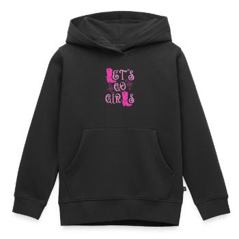 Lets Go Girls Jga Women - Kids Premium Organic Hoodie - black - Front - AI Model Kid Male (0cm)