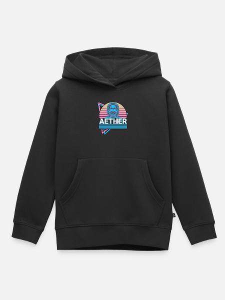 Aether Greek God Ancient Greek mytholo - Kids Premium Organic Hoodie - black