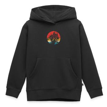 American Football Retro Vintage - Kinder Premium Organic Hoodie - Schwarz - Vorne - AI Model Kid Male (0cm)