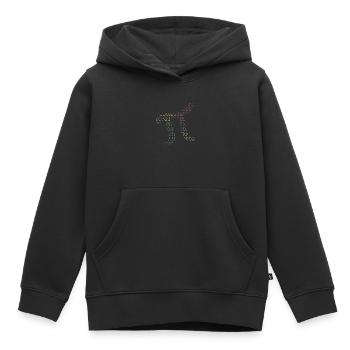 Ziffern von Pi im Quellcode Zahlen Pi Day 3.14159 - Kinder Premium Organic Hoodie - Schwarz - Vorne - AI Model Kid Male (0cm)