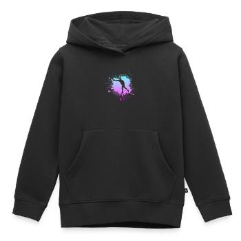 Boxen - Kinder Premium Organic Hoodie - Schwarz - Vorne - AI Model Kid Male (0cm)