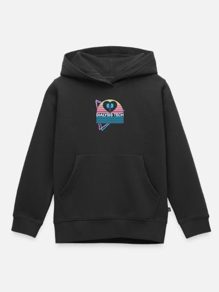 Dialyse-Techniker Dialyse-Techniker Retro - Kinder Premium Organic Hoodie - Schwarz