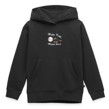 Chemises Banjo Pour Hommes Bluegrass Appalachia Folk - Sweat Premium à capuche enfant bio - noir - Devant - AI Model Kid Male (0cm)