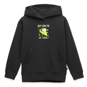Key Lime Pie - Kids Premium Organic Hoodie - black - Front - AI Model Kid Male (0cm)