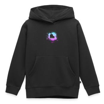 Klavier - Kinder Premium Organic Hoodie - Schwarz - Vorne - AI Model Kid Male (0cm)