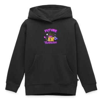 Emergency Department Nurse Hospital Hospitals - Kids Premium Organic Hoodie - black - Front - AI Model Kid Male (0cm)