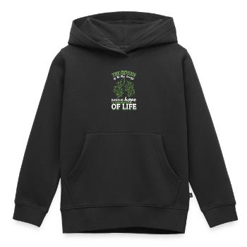 Donor Lung Branches Oxygen Lungs Hope Life - Kids Premium Organic Hoodie - black - Front - AI Model Kid Male (0cm)