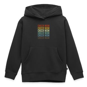 Cheer Mama - Kids Premium Organic Hoodie - black - Front - AI Model Kid Male (0cm)