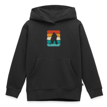 Eishockey  - Kinder Premium Organic Hoodie - Schwarz - Vorne - AI Model Kid Male (0cm)