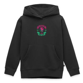 ES IST GESUND, MANCHMAL KRANK ZU SEIN - Kinder Premium Organic Hoodie - Schwarz - Vorne - AI Model Kid Male (0cm)
