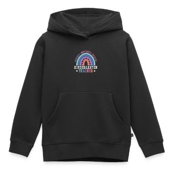 Kindergärtnerin Ausbilden Motivieren Inspirieren - Kinder Premium Organic Hoodie - Schwarz - Vorne - AI Model Kid Male (0cm)