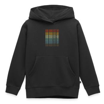 Kumpel, wo ist mein Zeh? Amputierter Patient - Kinder Premium Organic Hoodie - Schwarz - Vorne - AI Model Kid Male (0cm)