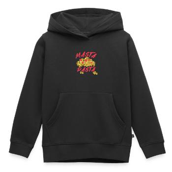 Maître des pâtes - Sweat Premium à capuche enfant bio - noir - Devant - AI Model Kid Male (0cm)