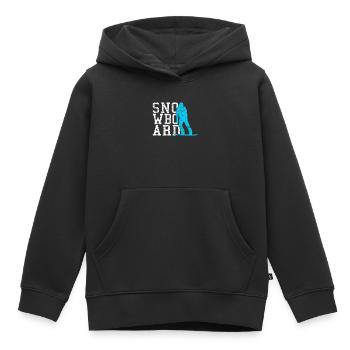 Snowboarding - Kinder Premium Organic Hoodie - Schwarz - Vorne - AI Model Kid Male (0cm)