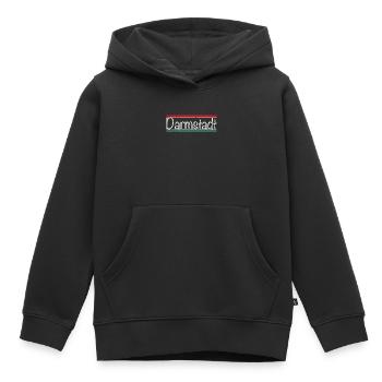Darmstadt - Kinder Premium Organic Hoodie - Schwarz - Vorne - AI Model Kid Male (0cm)