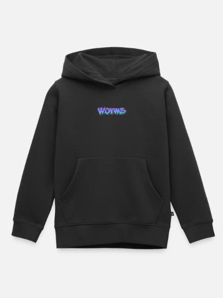 Worms - Kinder Premium Organic Hoodie - Schwarz