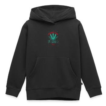 Surfs Up - Sweat Premium à capuche enfant bio - noir - Devant - AI Model Kid Male (0cm)