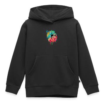Gymnastics, Athletics, Gymnastics PopArt - Kids Premium Organic Hoodie - black - Front - AI Model Kid Male (0cm)