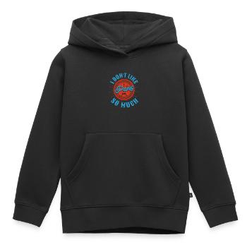 JE N’AIME PAS TELLEMENT PARIS - Sweat Premium à capuche enfant bio - noir - Devant - AI Model Kid Male (0cm)