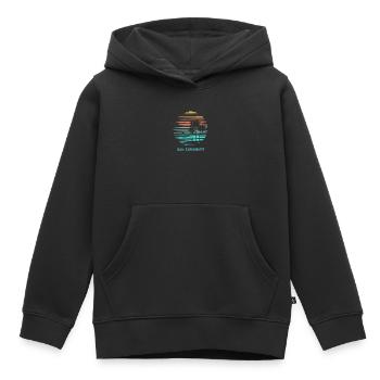 San Clemente Kalifornien Cooler Souvenir-Urlaub - Kinder Premium Organic Hoodie - Schwarz - Vorne - AI Model Kid Male (0cm)