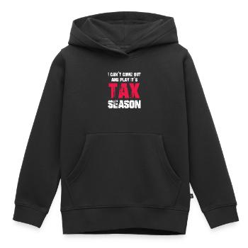 Steuersaison CPA Buchhalter Gag - Kinder Premium Organic Hoodie - Schwarz - Vorne - AI Model Kid Male (0cm)