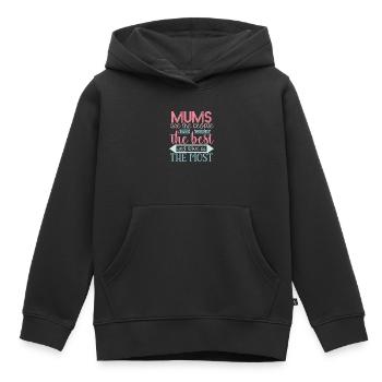 Familienliebe Mutterliebe - Muttertag - Kinder Premium Organic Hoodie - Schwarz - Vorne - AI Model Kid Male (0cm)