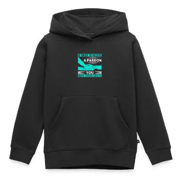 AFIN DE RECEVOIR UN PARDON VOUS - Sweat Premium à capuche enfant bio - noir - Devant - AI Model Kid Male (0cm)
