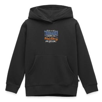 Lustiger Teen 13. Geburtstag Teen Teenager - Kinder Premium Organic Hoodie - Schwarz - Vorne - AI Model Kid Male (0cm)