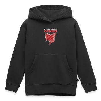 Gastroentérologie Génie Gastroentérologie - Sweat Premium à capuche enfant bio - noir - Devant - AI Model Kid Male (0cm)