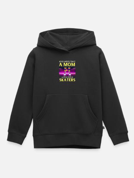 Inline Skater - Kinder Premium Organic Hoodie - Schwarz