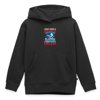 Je n’ai pas besoin d’un météorologue - Sweat Premium à capuche enfant bio - noir - Devant - AI Model Kid Male (0cm)
