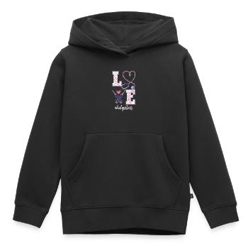 Retro Ferry Vêtements Porte-conteneurs - Sweat Premium à capuche enfant bio - noir - Devant - AI Model Kid Male (0cm)