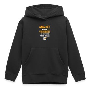Anwalt - Kinder Premium Organic Hoodie - Schwarz - Vorne - AI Model Kid Male (0cm)