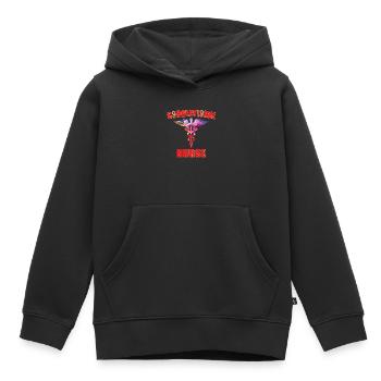 Great Correctional Nurse Design - Kids Premium Organic Hoodie - black - Front - AI Model Kid Male (0cm)