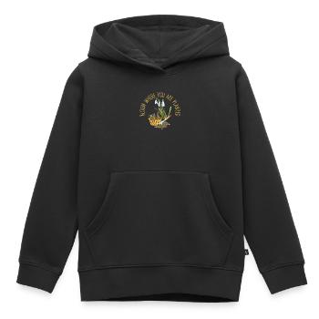 Bloom Where You Are Planted Gardening Plant - Kids Premium Organic Hoodie - black - Front - AI Model Kid Male (0cm)