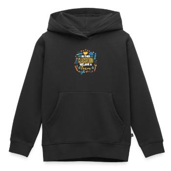 Classroom School Teacher - Kids Premium Organic Hoodie - black - Front - AI Model Kid Male (0cm)