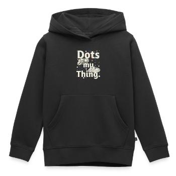 Points Lover - Point Day - Kids Premium Organic Hoodie - black - Front - AI Model Kid Male (0cm)