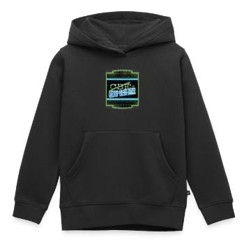 instruction codes présents blague génial crypter - Sweat Premium à capuche enfant bio - noir - Devant - AI Model Kid Male (0cm)