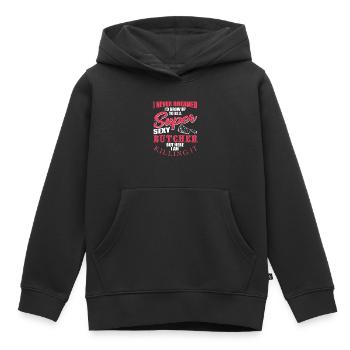 Metzger - Kinder Premium Organic Hoodie - Schwarz - Vorne - AI Model Kid Male (0cm)