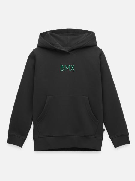 Bmx Schriftzug - Kinder Premium Organic Hoodie - Schwarz