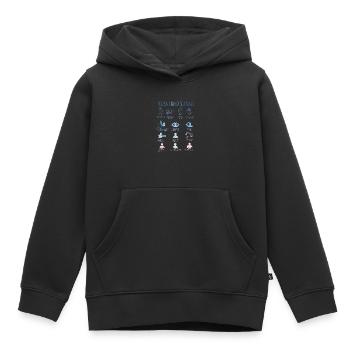 Équipe de signaux de plongée drôles de signal de main de plongeur - Sweat Premium à capuche enfant bio - noir - Devant - AI Model Kid Male (0cm)