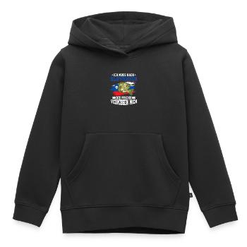 Ich Muss Nach Slovenien Die Fische Vermissen Mich - Kinder Premium Organic Hoodie - Schwarz - Vorne - AI Model Kid Male (0cm)