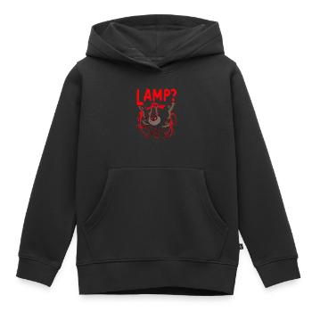 Mothman Cryptid Folklore - Sweat Premium à capuche enfant bio - noir - Devant - AI Model Kid Male (0cm)